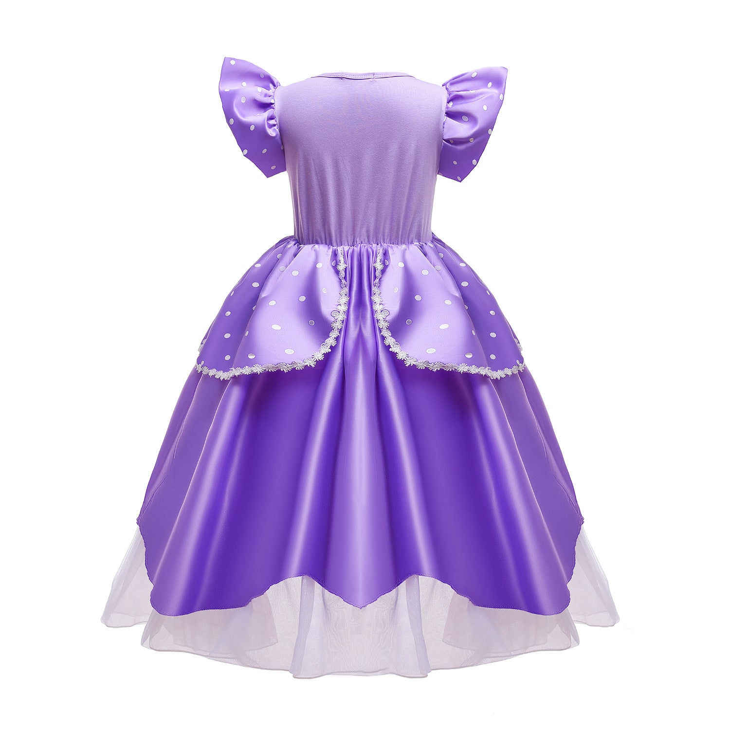 Flower Girls Dresses New Princess Sofia the First Costume Dresses For Cosplay Party Holiday Wedding