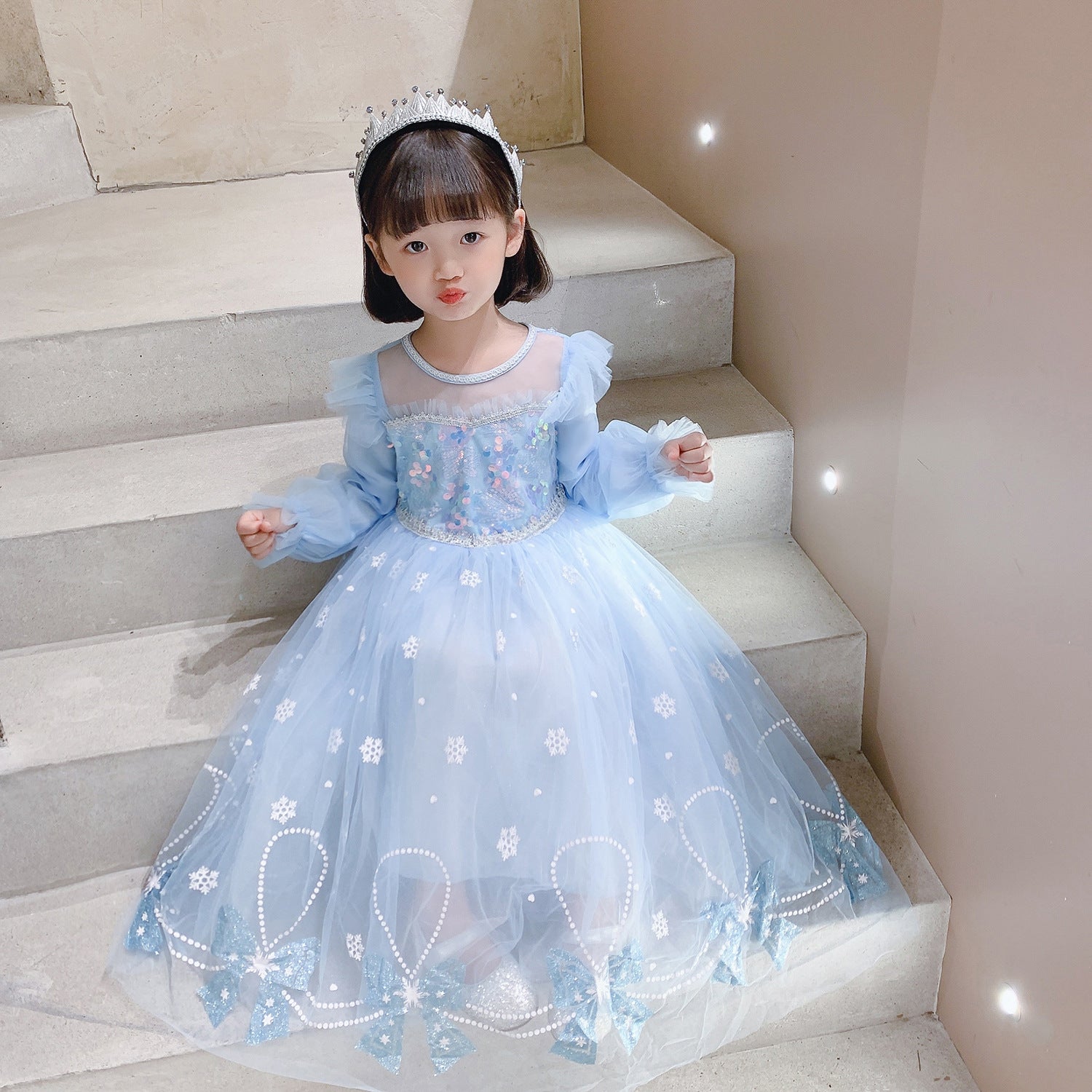 Birthday Dress Disney Frozen Birthday Outfit Toddler Girl's Frozen Elsa Long Sleeve Princess Dress Costume Set Birthday Dress Disney Frozen Birthday Outfit Toddler Girl's Frozen Elsa Long Sleeve Princess Dress Costume Set
