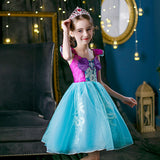 New Girl Costume Dresses Shell Princess Cosplay Party Holiday Birthday Fancy Ariel Mermaid