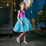 New Girl Costume Dresses Shell Princess Cosplay Party Holiday Birthday Fancy Ariel Mermaid