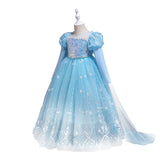 New Frozen 2 Elsa Dresses Princess Girl Costume Dresses Halloween Party Holiday