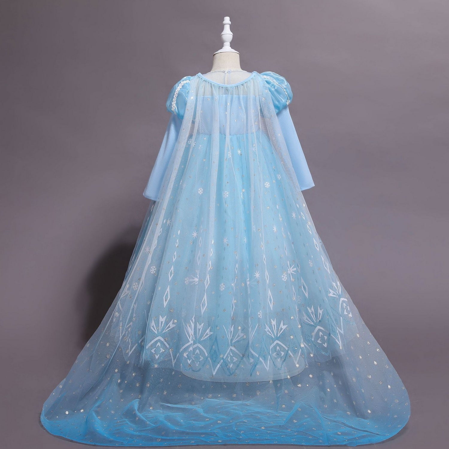 Frozen Elsa Sequin Fabric Cosplay Costume - Cosrea Cosplay