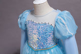New Frozen 2 Elsa Dresses Princess Girl Costume Dresses Halloween Party Holiday
