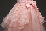 Flower Girl Dresses Princess Formal Holiday Wedding Party Floral Bridesmaid Ball Gown