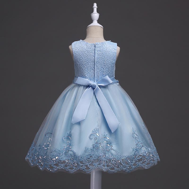 New Girl Dresses Toddler Kids Princess Formal Party Graduation Bridesmaid Dresses - White 3-4 New Girl Dresses Toddler Kids Princess Formal Party Graduation Bridesmaid Dresses - White 3-4