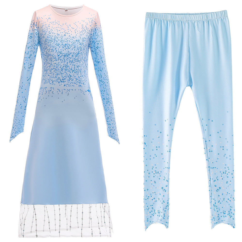 Elsa Frozen 2 Dresselsa Blue Frozen Costume,birthday Girl Princess,frozen 2  Dress With Rhinestones,toddlers,girls,outfit,theme - Etsy