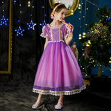 New Princess Girl Sofia Costume Dresses For Cosplay Party Holiday Birthday