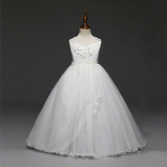 Flower Girl Dresses Princess Formal Graduation Bridesmaid Wedding Ball Gown