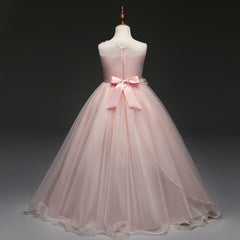 Flower Girl Dresses Princess Formal Graduation Bridesmaid Wedding Ball Gown