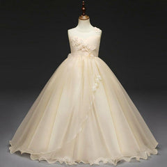 Flower Girl Dresses Princess Formal Graduation Bridesmaid Wedding Ball Gown
